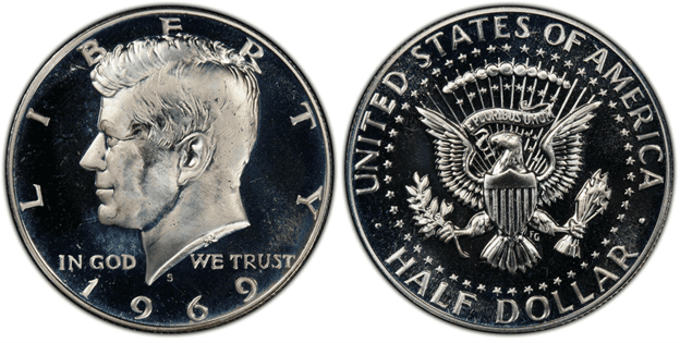 1969 S Half Dollar
