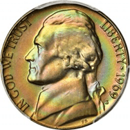 1969 S Nickel