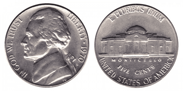 1970 D Nickel