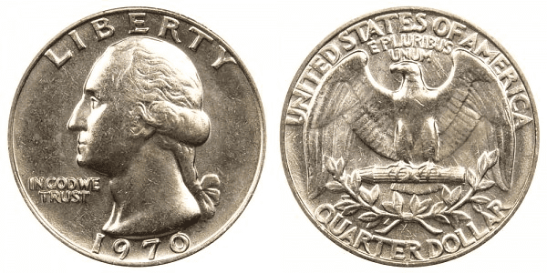 1970 Quarter With No Mint Mark