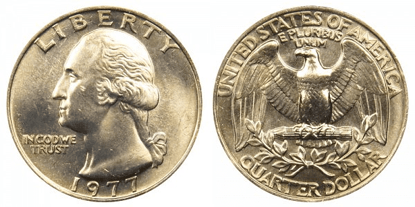 1977 P Quarter (No Mint Mark)