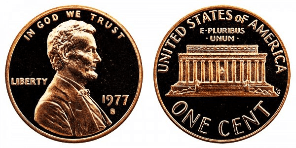 1977 S Proof Penny