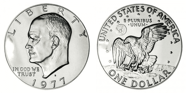 1977-S Silver dollar (uncirculated)