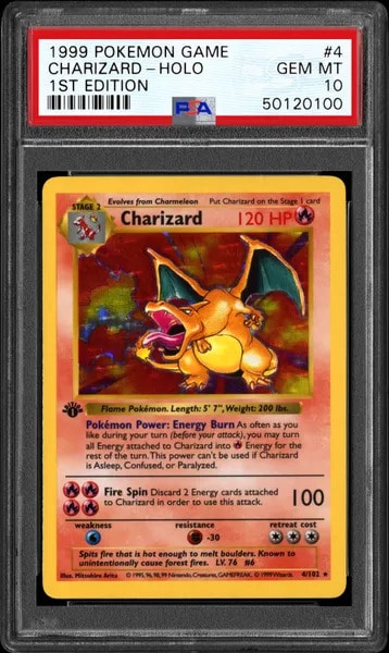 First Edition Holographic Charizard