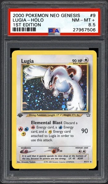 First Edition Lugia from Neo Genesis