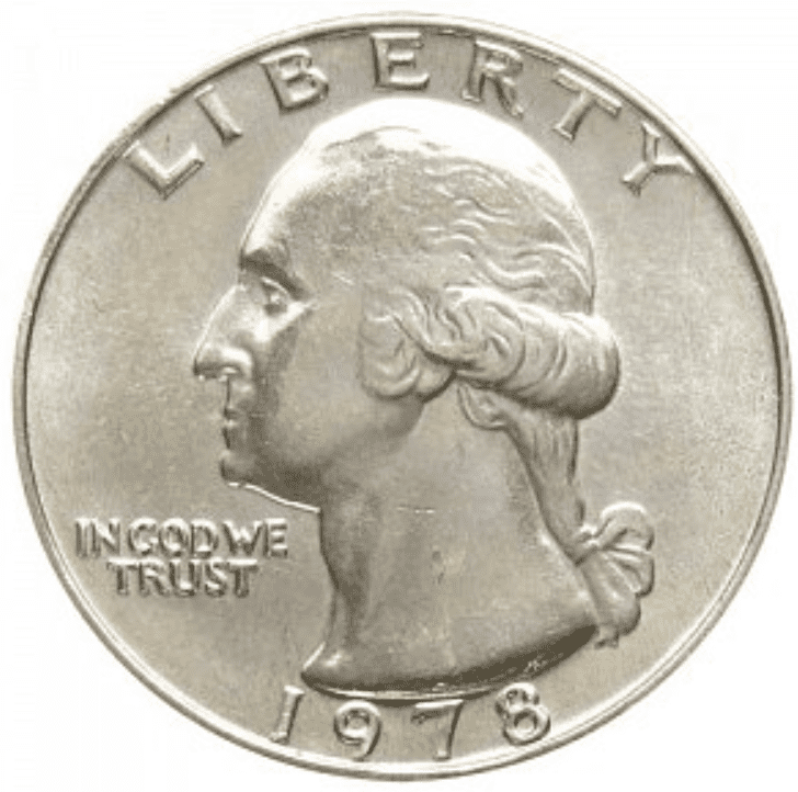 1978 P Quarter (No Mint Mark)