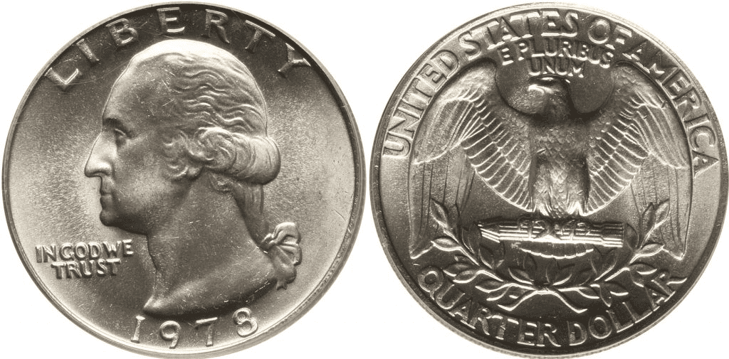 What Is A 1978 Washington Quarter Made Of