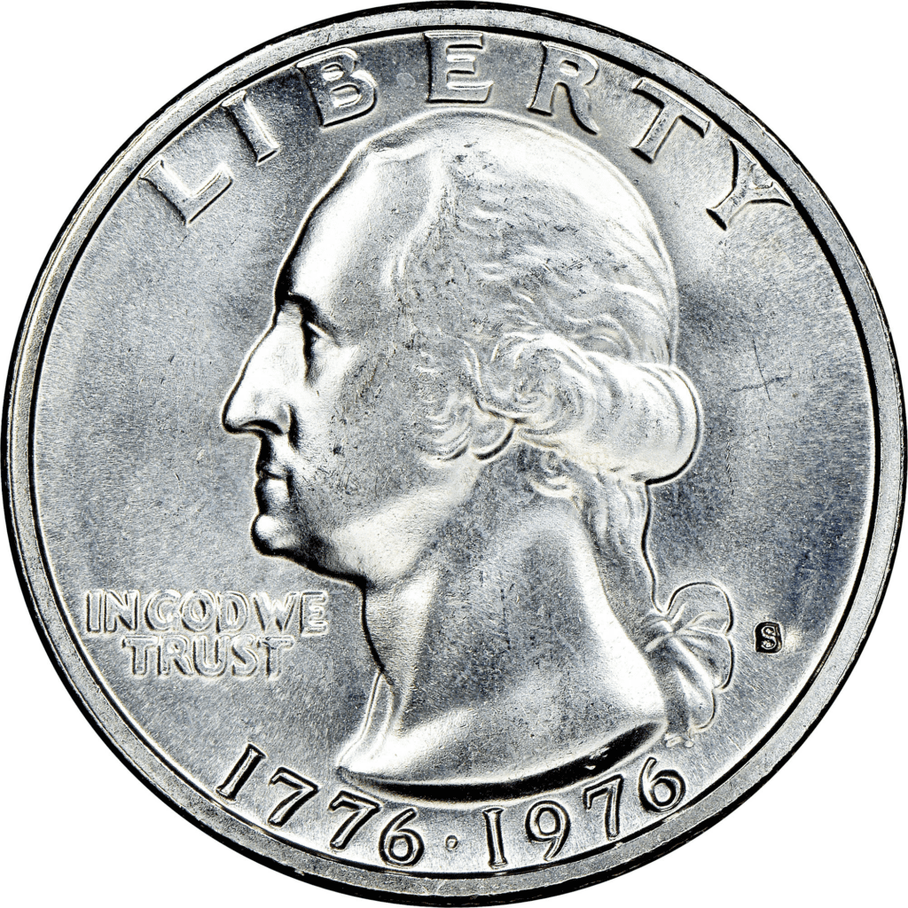 1976 S Quarter Silver