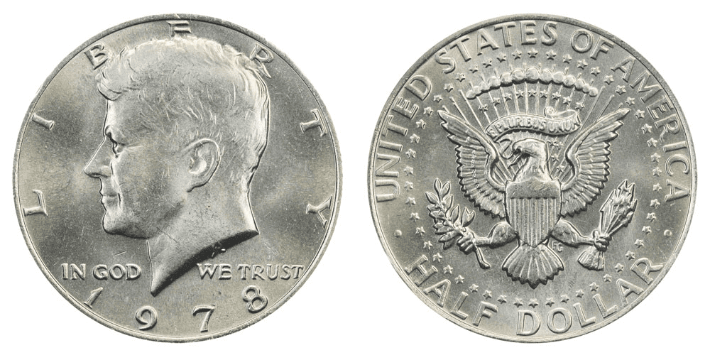 What Is A 1978 Kennedy Half Dollar Made Of