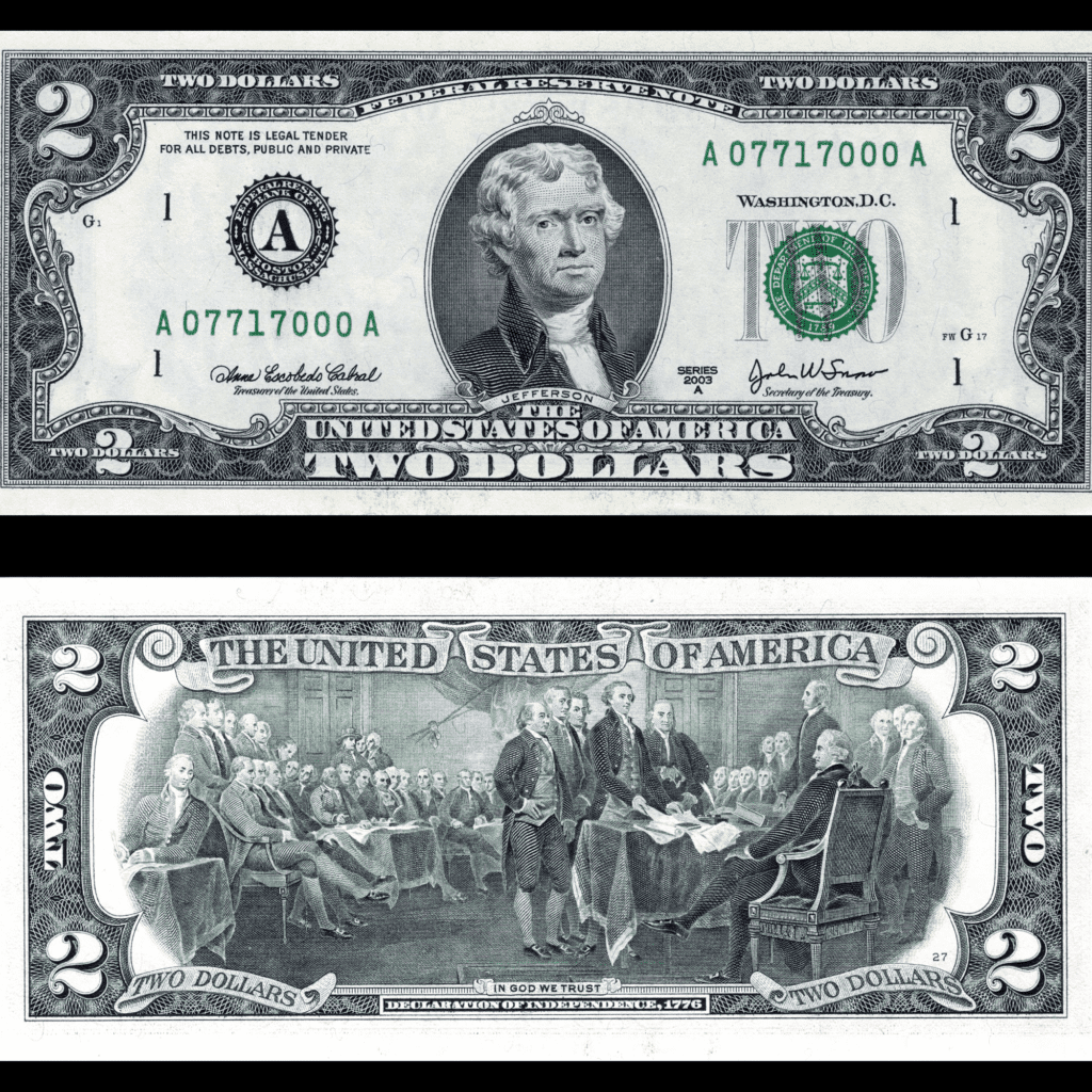 What Does A $2 Bill From 1976 Look Like