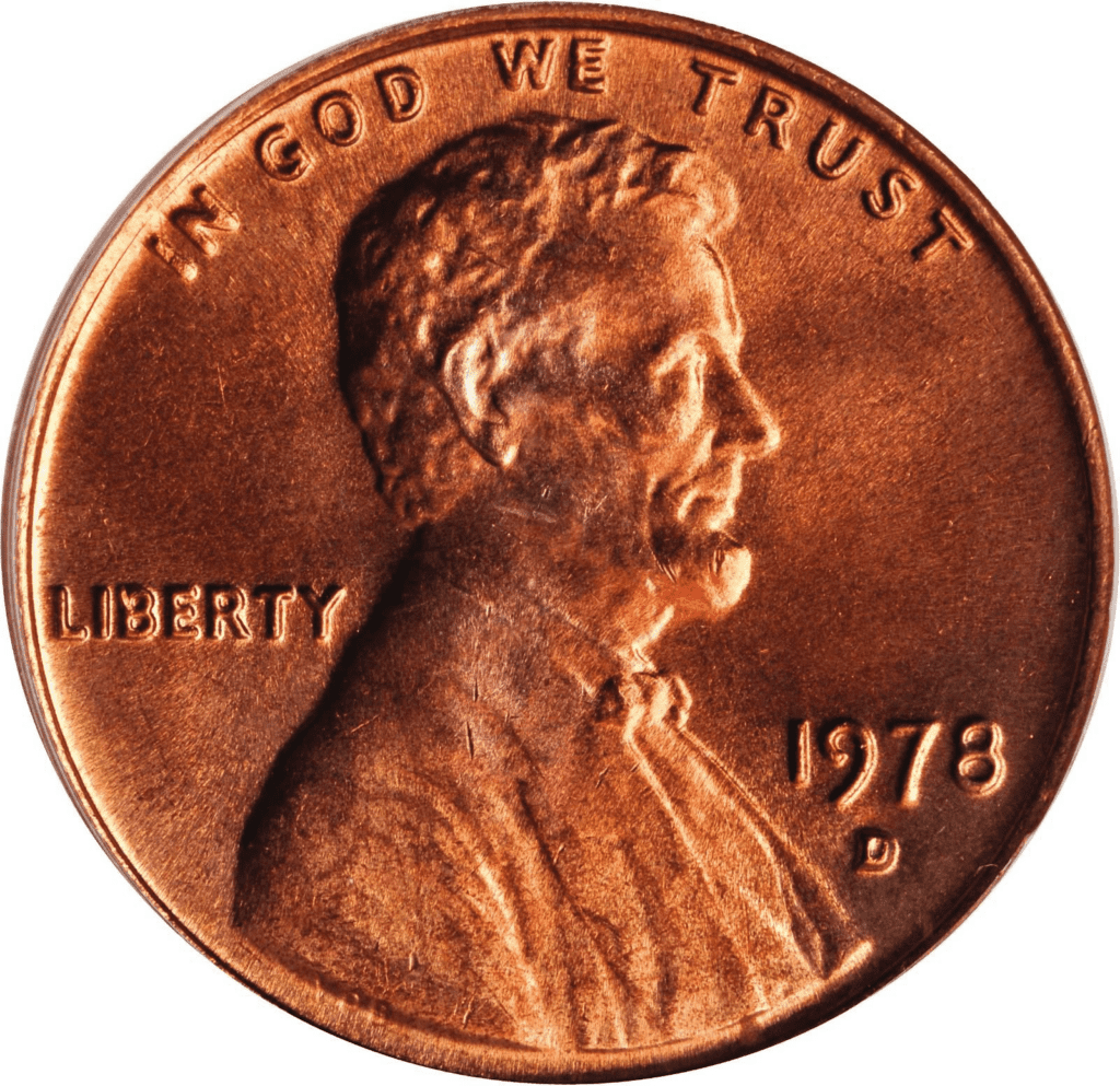 1978 D Penny