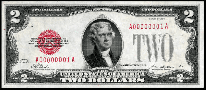 $2 Bill 1976