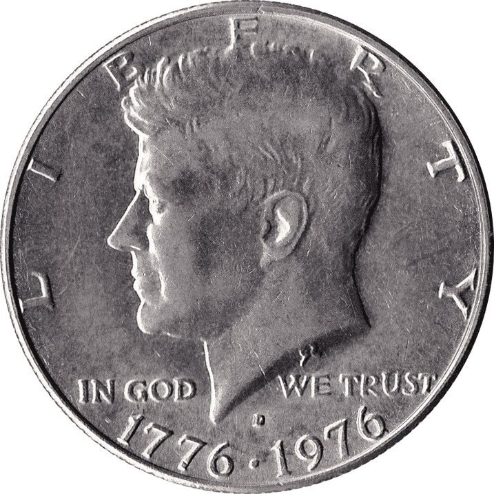 1976-D Kennedy Half Dollar