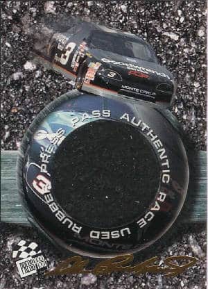 Press Pass Burning Rubber Dale Earnhardt #BR3 Race-Used Tire #/500