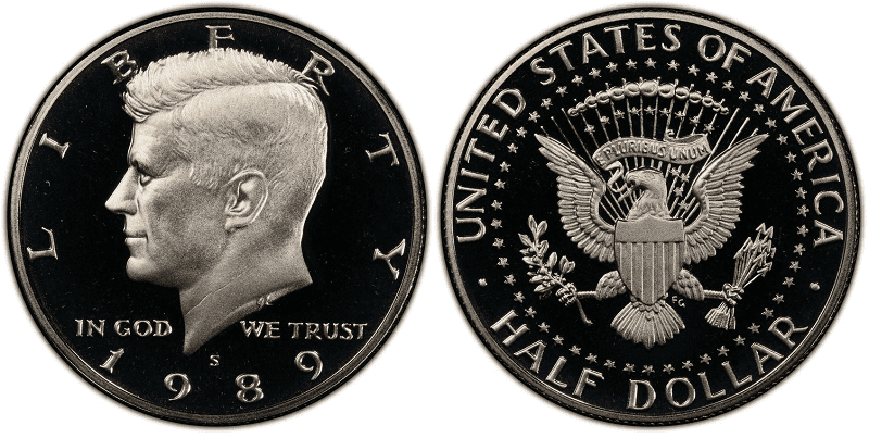 1989 S Kennedy Half Dollar Proof