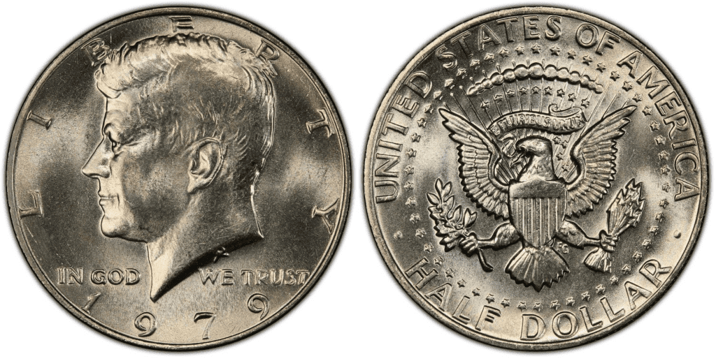 What Is A 1979 Kennedy Half Dollar Made Of