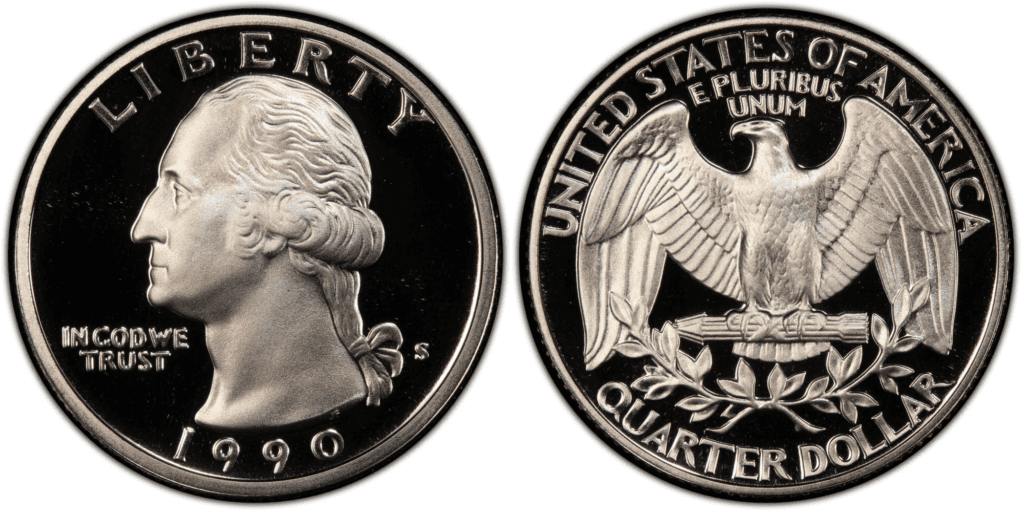 What Is the 1990 Washington Quarter Made Of