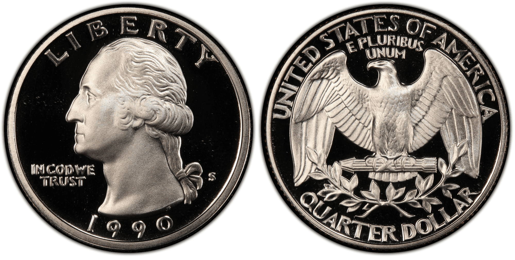 1990 Washington Quarter Value Guide