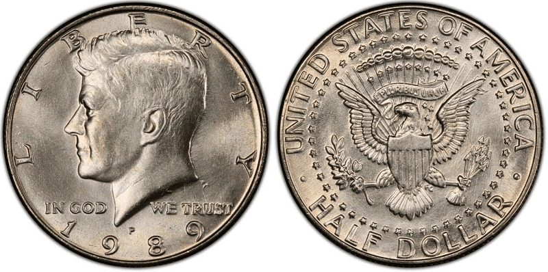 1989-P Kennedy Half Dollar