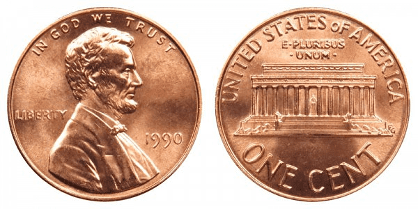 1990 P Lincoln Penny