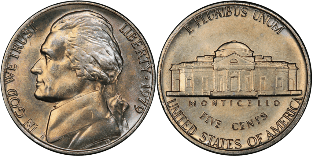 What Is A 1979 Jefferson Nickel Made Of