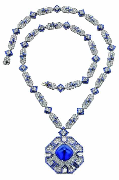 Elizabeth Taylor Sapphire Necklace by Bvlgari