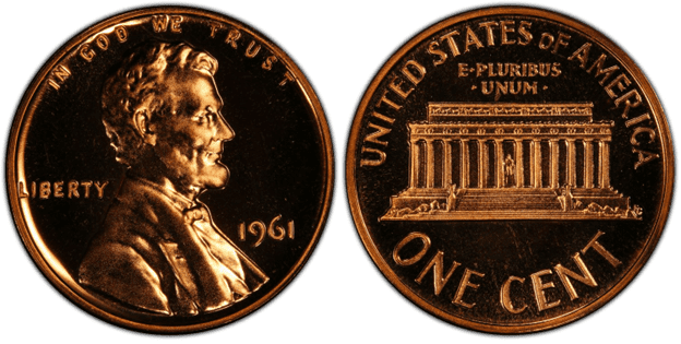 1961 Lincoln Penny (Proof)