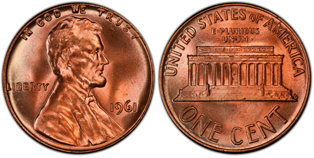 1961 P Lincoln Penny