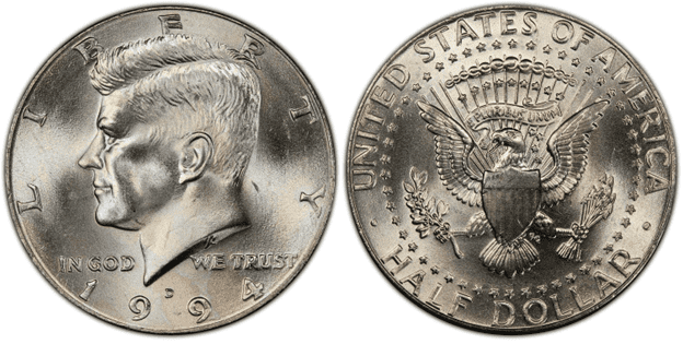 1994 D Kennedy Half Dollar