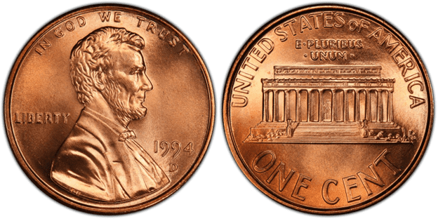 1994 D Lincoln Penny