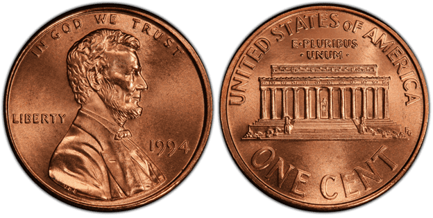 1994 P Lincoln Penny
