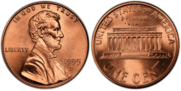 1995 D Lincoln Penny