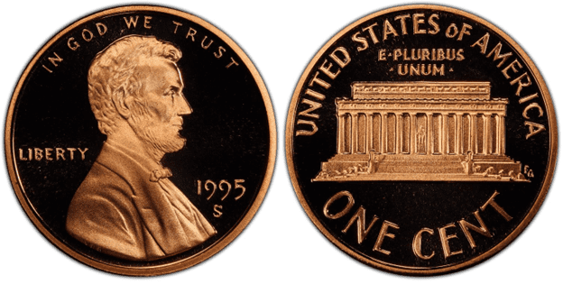 1995 S Lincoln Penny