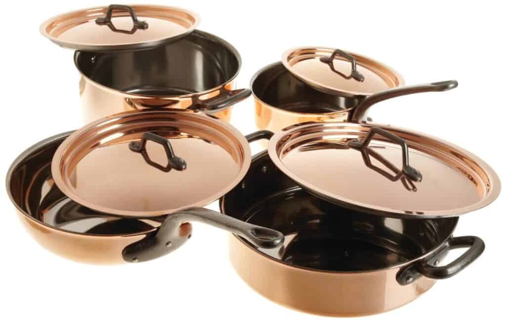 Matfer Bourgeat Copper Cookware Set