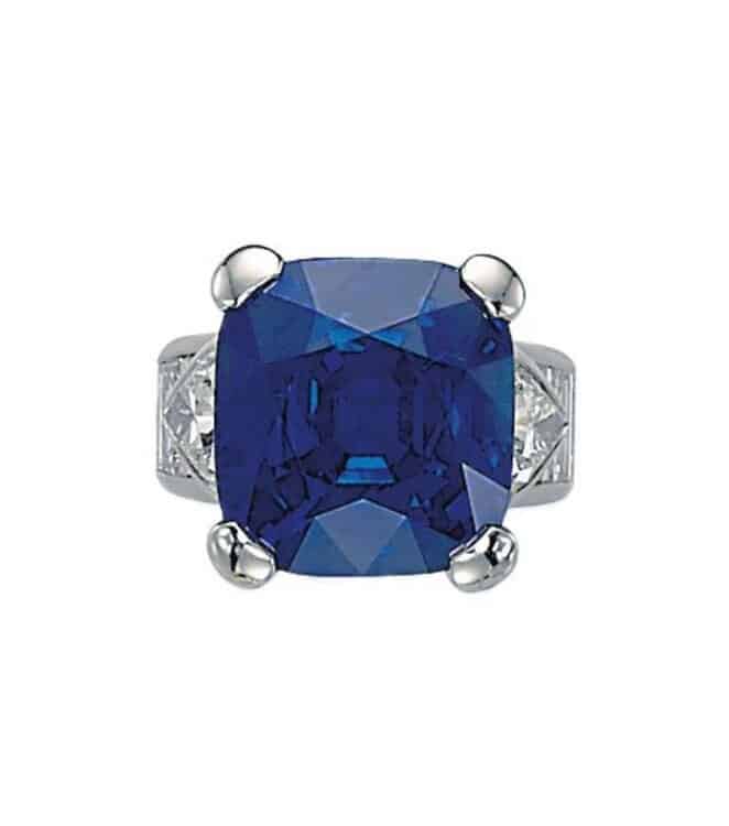 A Unique Sapphire and Diamond Ring