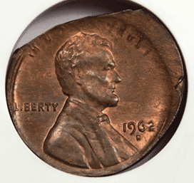 List of 1962 Lincoln Penny Errors