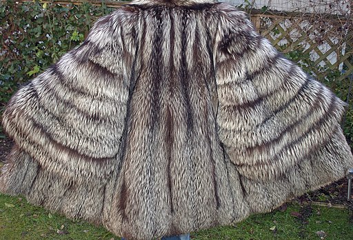 Silver Fox Fur Coat