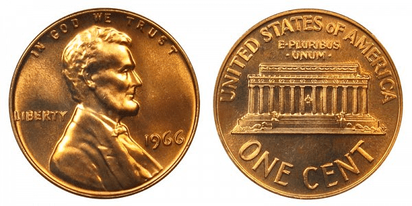 What Is the 1966 Lincoln Penny Made Of