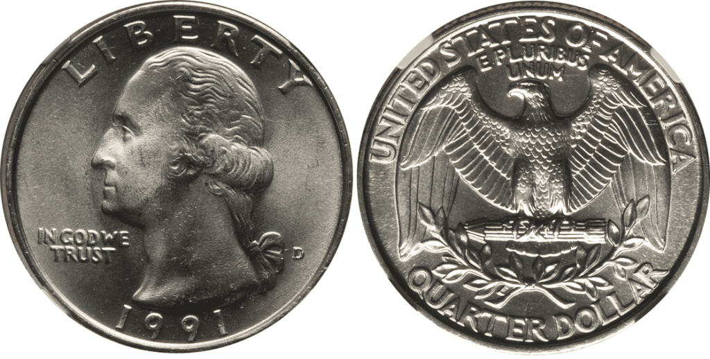 What Is the 1991 Washington Quarter Made Of