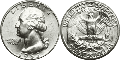 What Is the 1963 Washington Quarter Made Of?