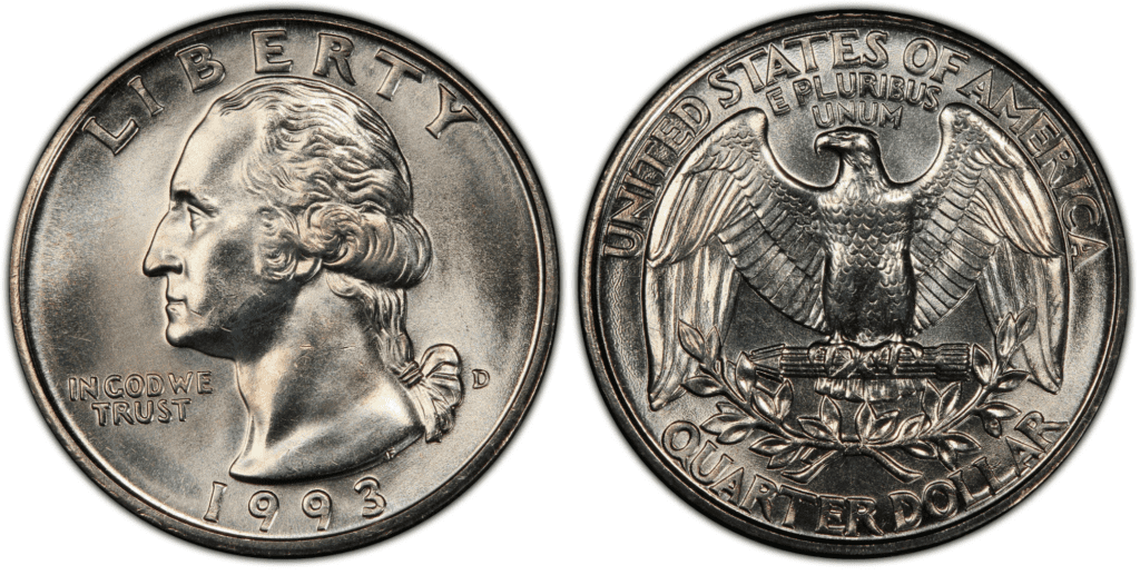 What Is the 1993 Washington Quarter Made Of