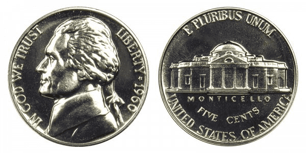 What Is the 1960 Jefferson Nickel Made Of