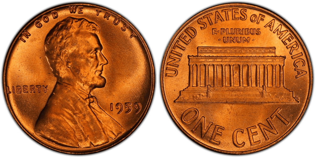 1959 P Lincoln Penny