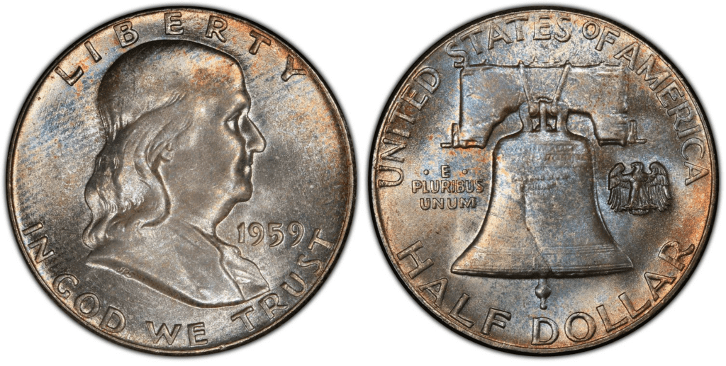 1959 P Franklin Half Dollar
