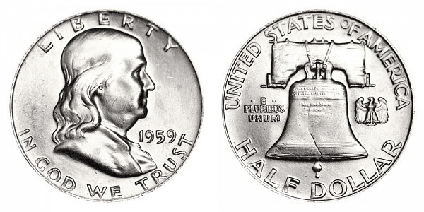 What Is the 1959 Franklin Half Dollar Made Of