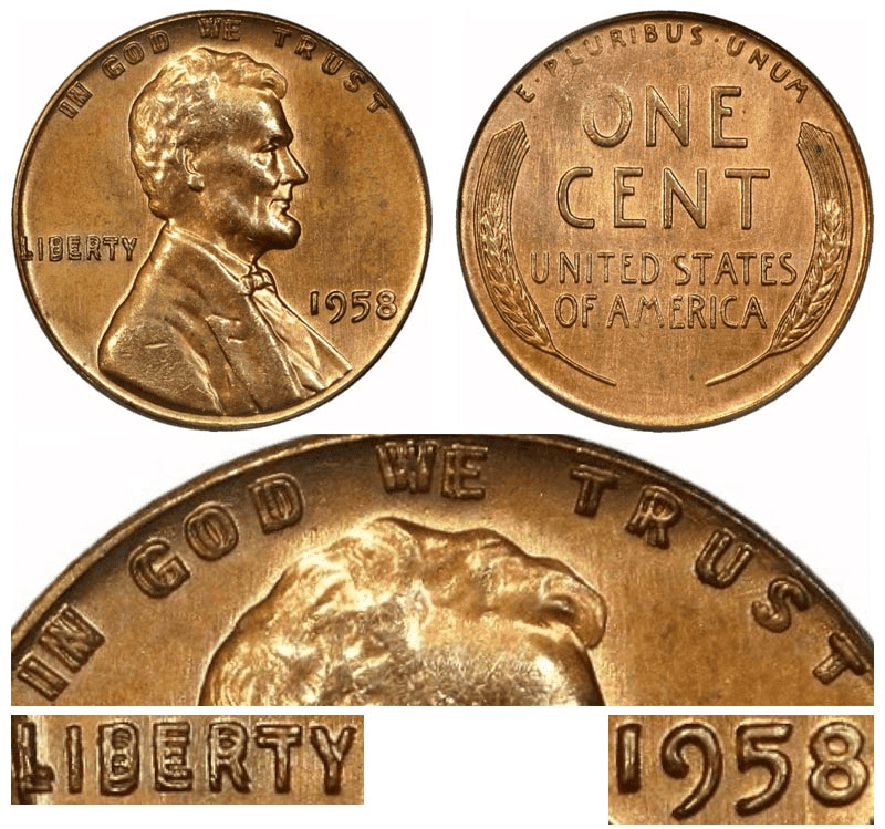 List Of 1958 Lincoln Penny Errors