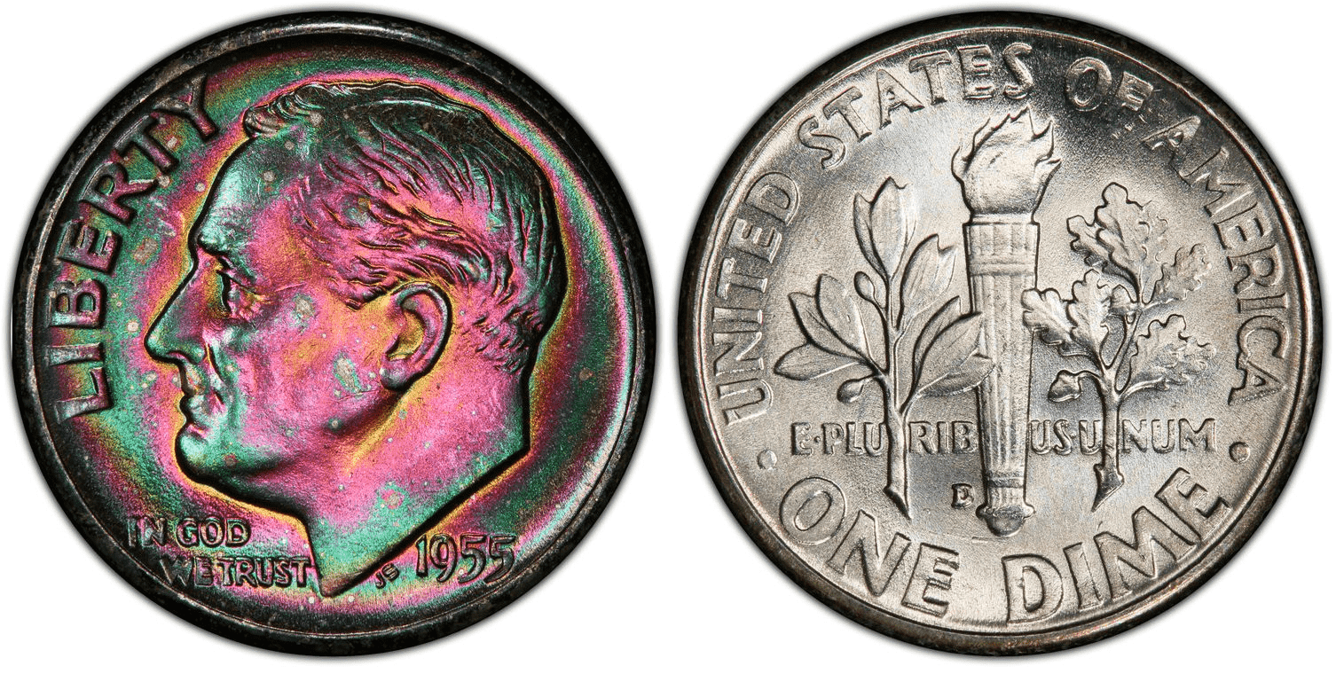 1955 D Roosevelt Dime