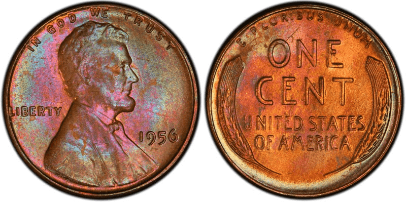 1956 P Lincoln Penny