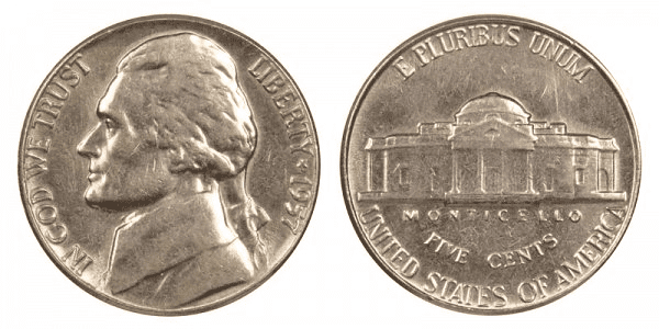 What Is the 1957 Jefferson Nickel Made Of