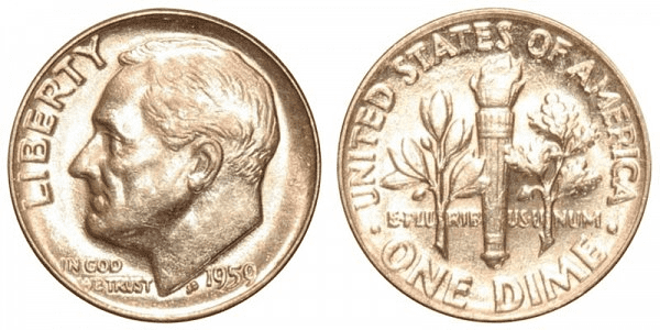 What Is the 1959 Roosevelt Dime Made Of